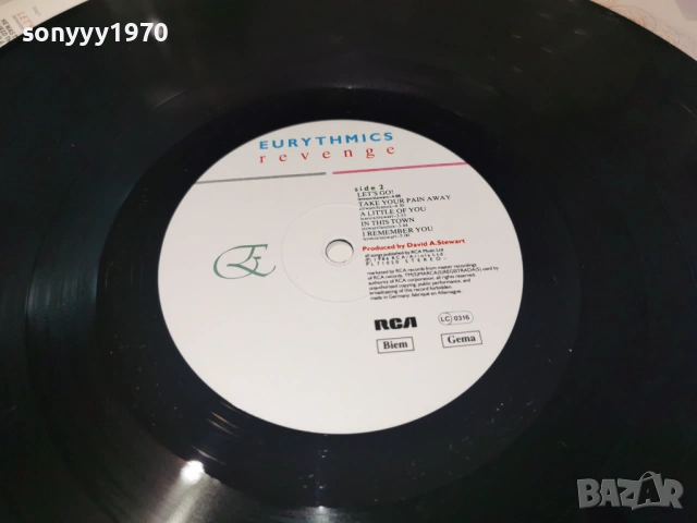 EURYTHMICS PRINTED IN WEST GERMANY 0505261918L1, снимка 15 - Грамофонни плочи - 54429356