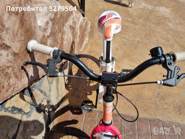 Продавам Детски велосипед за момиче като нов, снимка 3 - Детски велосипеди, триколки и коли - 54129789