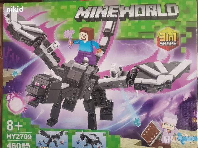 Майнкрафт Minecraft дракон змей 460 части конструктор лего строител