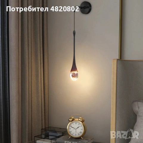 GoldenBubble – стенна лампа