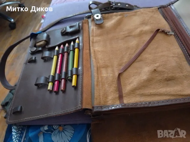 Командирски чанти два броя естествена кожа нова 300х215х 80 мм #14, снимка 11 - Екипировка - 55300376