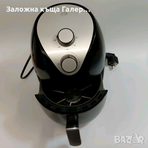 Еър фрайър / фритюрник без мазнина JT-805, 2.8 л, 1000 W – нов, неизползван, снимка 4 - Фритюрници - 55092198