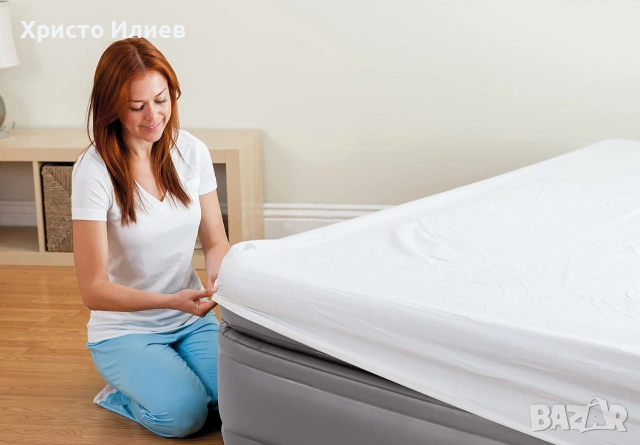 Надуваем матрак легло Prime Comfort Elevated 152х203х51см, снимка 4 - Матраци - 55099161