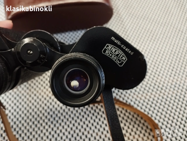 ТОП Бинокъл Carl Zeiss Jena-JENOPTEM-MULTI-COATED -10 х 50W-ГДР, снимка 5 - Екипировка - 54749733