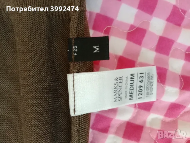 Marks and Spencer, M, елантен дамски пуловер,72% коприна, снимка 3 - Блузи с дълъг ръкав и пуловери - 55411987