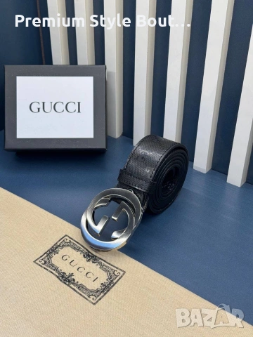 Колани Gucci от естествена кожа в кутия на марката , снимка 8 - Колани - 54007324