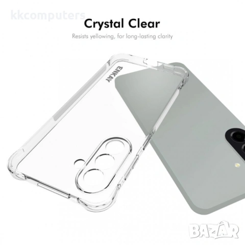 ENKAY HAT PRINCE Прозрачен Калъф за Samsung Galaxy A57 5G - TPU, Подсилени ъгли, Прозрачен, снимка 5 - Калъфи, кейсове - 53973686