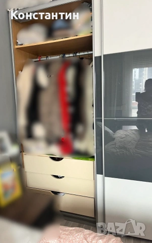 Продавам гардероб за спалня, снимка 3 - Гардероби - 55164828