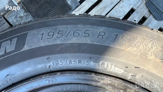 4.бр 195/65/15 Мichelin alpin 7 2025 год., снимка 6 - Гуми и джанти - 55622438