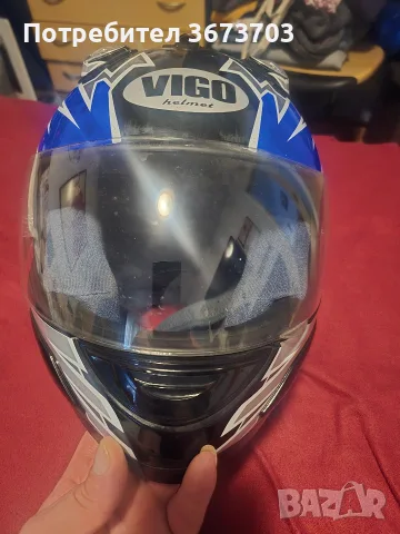 Каска за мотор VIGO, снимка 2 - Спортна екипировка - 55493418