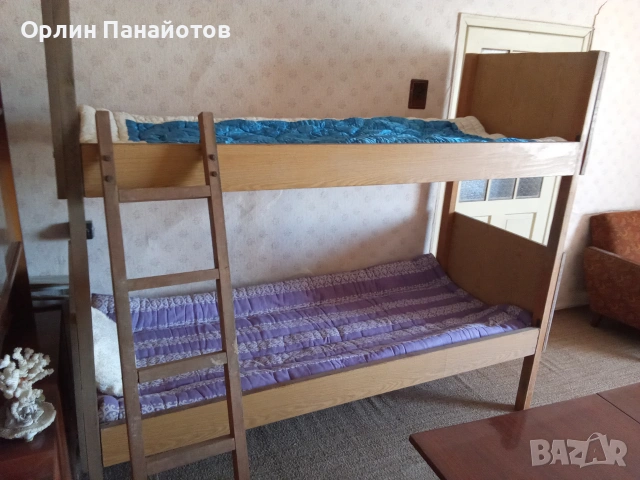 двуетажно детско легло със стълбичка, снимка 2 - Спални и легла - 54968518