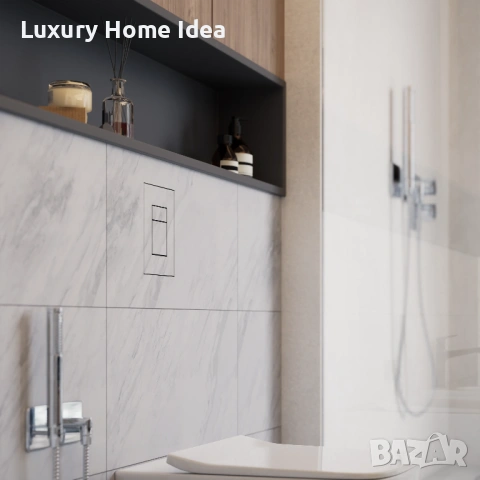 Основа за скрит монтаж на бутон зад плочка (GROHE механизъм) - Пълен комплект - Luxury Home Idea, снимка 7 - Други стоки за дома - 53980654