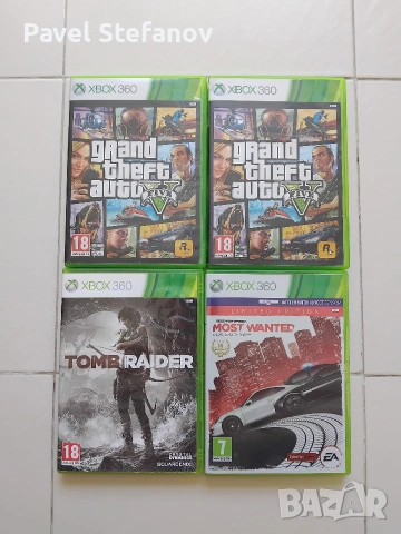 Xbox 360 Игри: GTA V, NFS Most Wanted Limited, Tomb Raider | София/Плевен