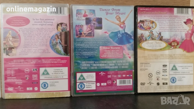 DVD  3 анимации Barby , снимка 2 - DVD филми - 54097918