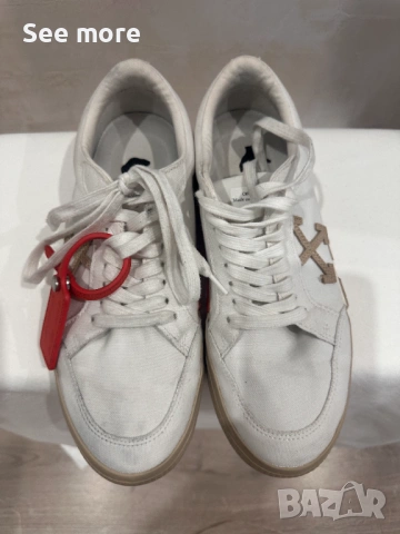 OFF-WHITE Low Top cloth Trainers Унисекс 41, снимка 10 - Спортни обувки - 54208653