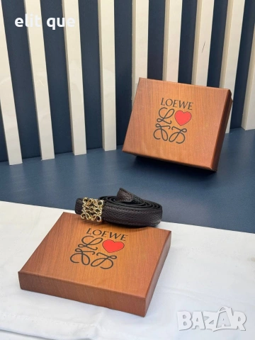 колан от естествена кожа в кутия 2см loewe, снимка 9 - Колани - 55219445