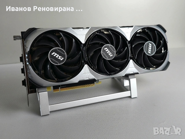 Видео Карта MSI Ventus 3X RTX 4070, 12GB GDDR6X Nvidia GeForce, снимка 2 - Видеокарти - 54793808