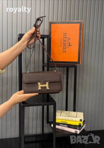 Hermes Нова Дамска Кожена Чанта Ерме Различни Цветове , снимка 4 - Чанти - 54866807