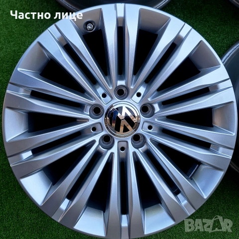 Продавам 4бр 17-ки джанти за Фолксваген Пасат, Тигуан, Туран, Голф, Ти-рок , снимка 5 - Гуми и джанти - 55013629