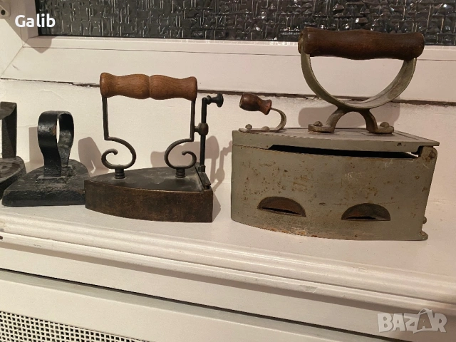 Стари метални и брозови ютии , снимка 2 - Антикварни и старинни предмети - 54058173