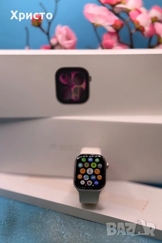 ГАРАНЦИОНЕН!!! Apple Watch 11 GPS, Корпус Rose Gold Aluminium 42mm , снимка 2 - Смарт часовници - 54444076