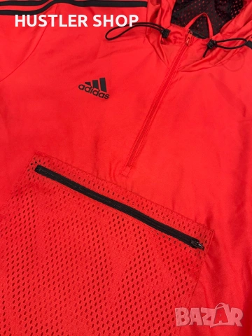 Мъжки анорак ADIDAS. Размер L, снимка 3 - Спортни дрехи, екипи - 53955410