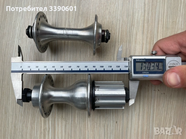 Campagnolo комплект шосейни главини с шлици и QR, снимка 6 - Части за велосипеди - 54190753