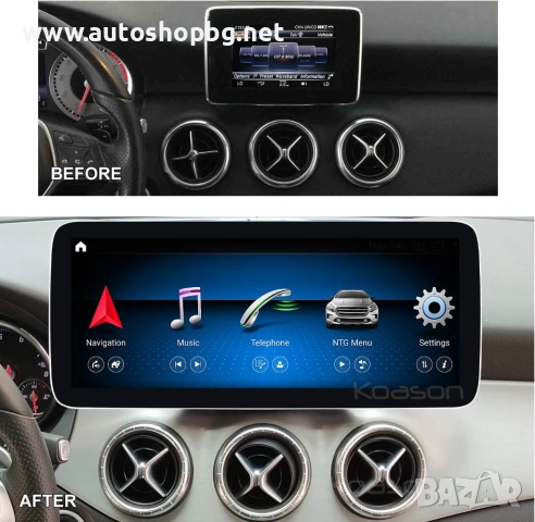 Мултимедия за Mercedes GLA X156 / A-class W176 / G-class / CLA X117 2016-2018 - NTG5 - 12.3", снимка 3 - Аксесоари и консумативи - 54901717