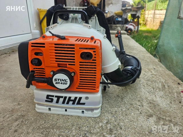 МОТОРНА ДУХАЛКА STIHL BR 420 ,КАТО НОВА , снимка 2 - Градинска техника - 55063969