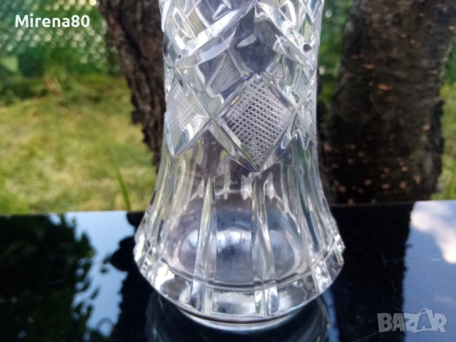 Кристална ваза, снимка 4 - Вази - 54663255