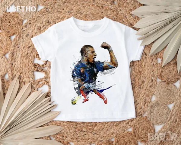 ⚽ Тениски с Килиан Мбапе Kylian Mbappé – за всички истински фенове! 🇫🇷🔥, снимка 5 - Детски тениски и потници - 55453505