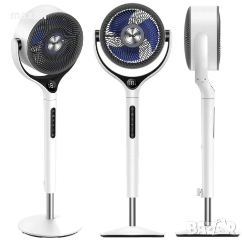 Вентилатор Dreo TurboPoly™ Fan 565S, WiFi, RGB осветление, 3D завъртане до 120 градуса, снимка 6 - Вентилатори - 54662717