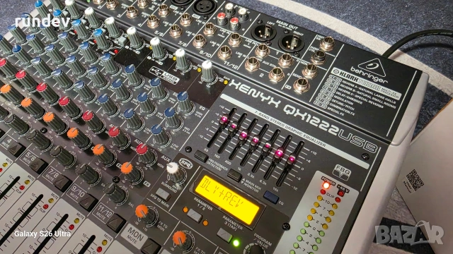 Пулт Behringer QX1222USB, снимка 4 - Ресийвъри, усилватели, смесителни пултове - 53964507