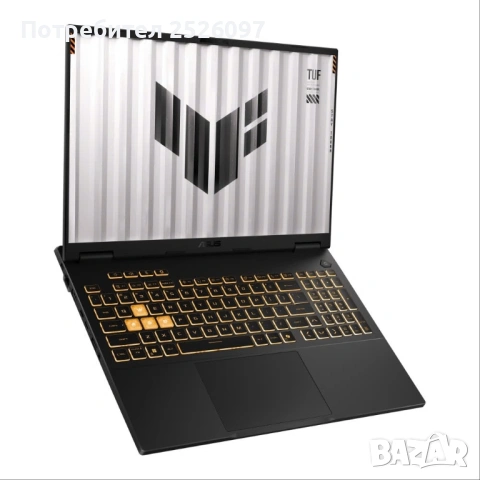 ASUS TUF F16/165Hz FHD+/RTX 5060/i5-14450HX/16GB DDR5/1TB/Гаранция 4г./RGB, снимка 3 - Лаптопи за игри - 54454154