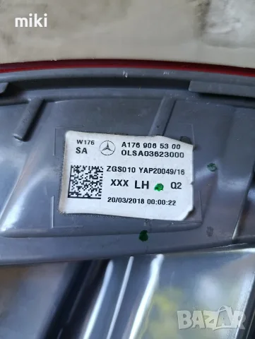 Ляв LED стоп за Mercedes Benz A-Class (W176 хечбек), снимка 4 - Части - 55321380