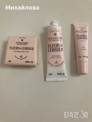 Козметичен комплект Черешова градина на L'Occitane, нов, снимка 12 - Комплекти и лотове - 54005562