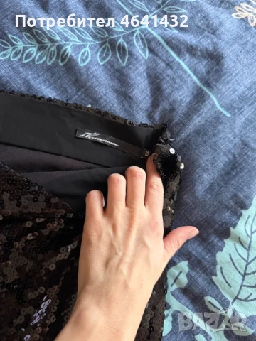 Къса пола с пайети, снимка 2 - Поли - 53980412