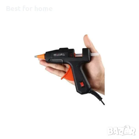 TACKLIFE GGO20AC Мини пистолет за горещо лепене 20W 220VAC с 30 пръчици лепило