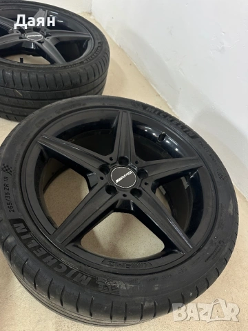 Джанти Mercedes-Benz AMG BORBET спорт пакет 18 с гуми MICHELIN, снимка 2 - Гуми и джанти - 53985509