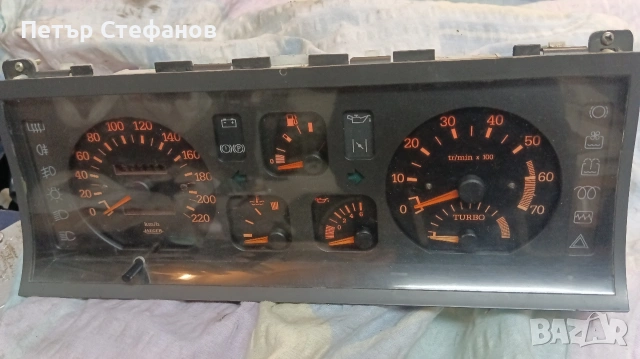 табло с уреди арматурно километраж за Рено 1.4 Турбо , Рено 11 Турбо, Рено 5 GT Turbo 
