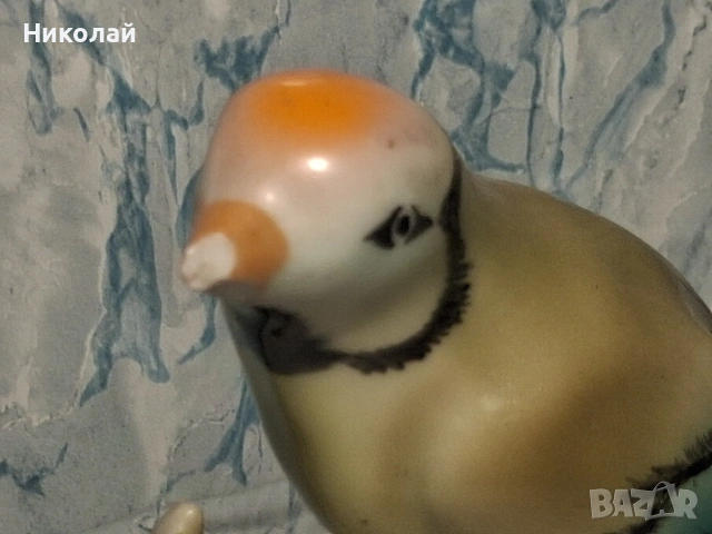 Стара Българска Порцеланова Фигура Птица Коста Йорданов Бонония, снимка 8 - Антикварни и старинни предмети - 54527997