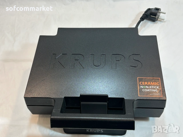Нов сандвич тостер KRUPS FDK461 Iconic (с козметичен дефект), снимка 5 - Скари - 54566208