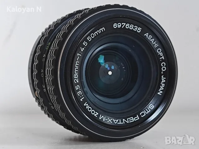 Обектив SMC Pentax-M 28-50mm f/3.5-4.5 за Pentax K байонет, снимка 2 - Обективи и филтри - 55692206