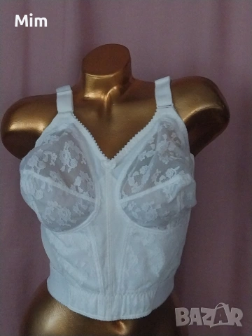 Triumph 95 D Ретро бял сутиен корсет / Винтидж/