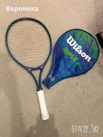 Тенис ракета Wilson The Boss Jr. Extra Light + оригинален калъф, снимка 2 - Тенис - 55240939