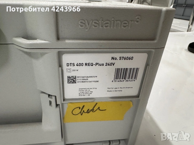 Шлайф вибрационен FESTOOL DTS 400 REQ-Plus, снимка 3 - Шлайфмашини - 54893179