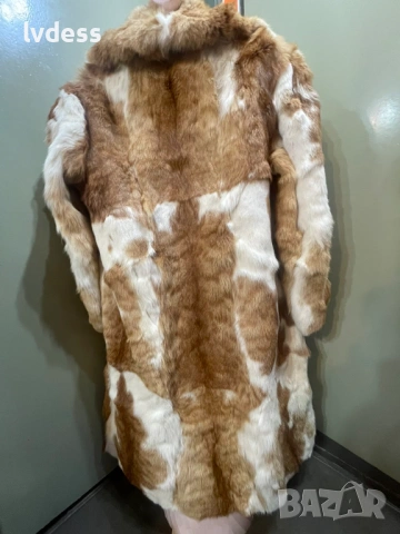 Палто от заек с красиви шарки, снимка 7 - Палта, манта - 54495417