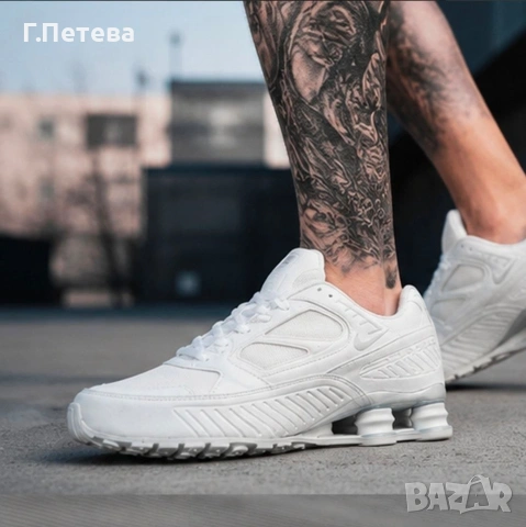 Nike Shox Enigma-Цвят черно и червено , снимка 8 - Маратонки - 54659832