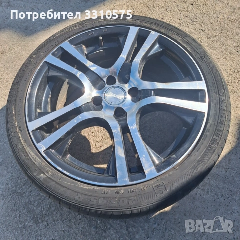Лети джани 17-ки с гуми , снимка 2 - Гуми и джанти - 54441687