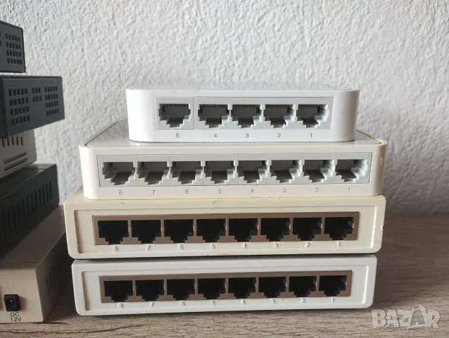Лот 9 броя интернет суйчове Switch, снимка 6 - Суичове - 55480724